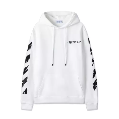 Replica Off-White Hoodies Long Sleeved For Unisex #1383398 $56.00 USD for Wholesale
