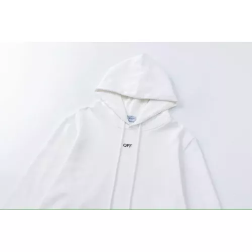 Replica Off-White Hoodies Long Sleeved For Unisex #1383402 $56.00 USD for Wholesale