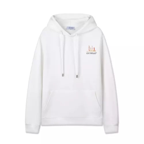 Replica Off-White Hoodies Long Sleeved For Unisex #1383406 $56.00 USD for Wholesale