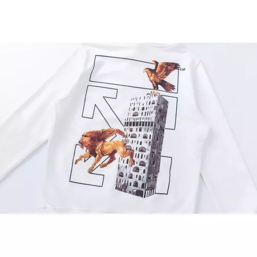 Replica Off-White Hoodies Long Sleeved For Unisex #1383406 $56.00 USD for Wholesale