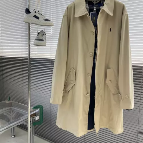 Wholesale Ralph Lauren Polo Trench Coat Long Sleeved For Unisex #1383452 $130.00 USD, Wholesale Quality Replica Ralph Lauren Polo Trench Coat