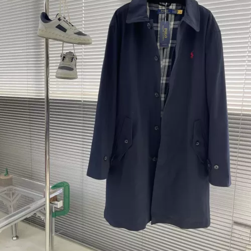 Wholesale Ralph Lauren Polo Trench Coat Long Sleeved For Unisex #1383453 $130.00 USD, Wholesale Quality Replica Ralph Lauren Polo Trench Coat