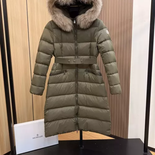 Wholesale Moncler Down Feather Coat Long Sleeved For Women #1383455 $210.00 USD, Wholesale Quality Replica Moncler Down Feather Coat