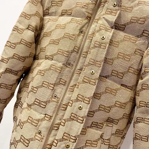 Replica Balenciaga Down Feather Coat Long Sleeved For Men #1383568 $105.00 USD for Wholesale
