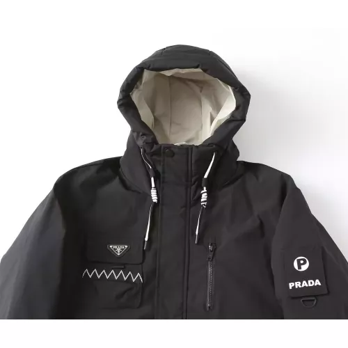 Replica Prada Down Feather Coat Long Sleeved For Men #1383581 $185.00 USD for Wholesale