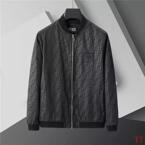Wholesale Fendi Jackets Long Sleeved For Men #1383707 $60.00 USD, Wholesale Quality Replica Fendi Jackets