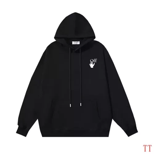 Replica Off-White Hoodies Long Sleeved For Unisex #1383773 $52.00 USD for Wholesale