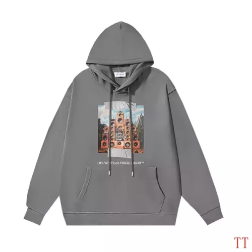 Wholesale Off-White Hoodies Long Sleeved For Unisex #1383775 $52.00 USD, Wholesale Quality Replica Off-White Hoodies