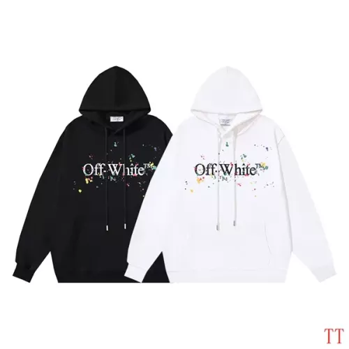 Replica Off-White Hoodies Long Sleeved For Unisex #1383777 $52.00 USD for Wholesale