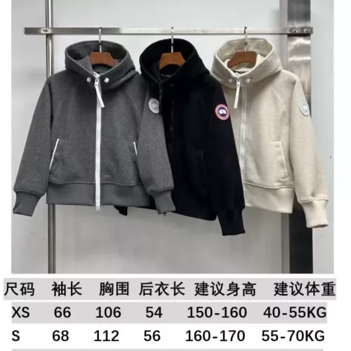 Replica Canada Goose Hoodies Long Sleeved For Women #1383829 $115.00 USD for Wholesale
