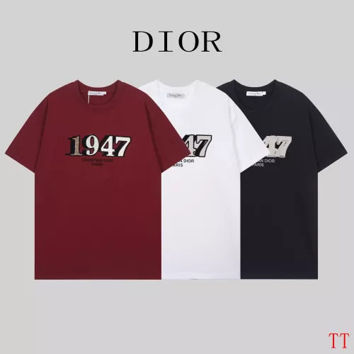Replica Christian Dior T-Shirts Short Sleeved For Unisex #1383832 $32.00 USD for Wholesale