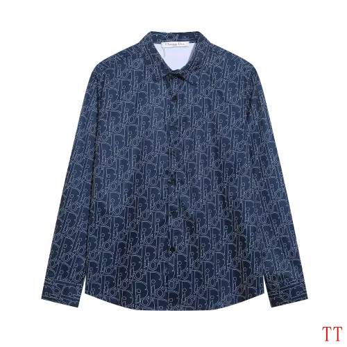Wholesale Christian Dior Shirts Long Sleeved For Men #1383840 $39.00 USD, Wholesale Quality Replica Christian Dior Shirts