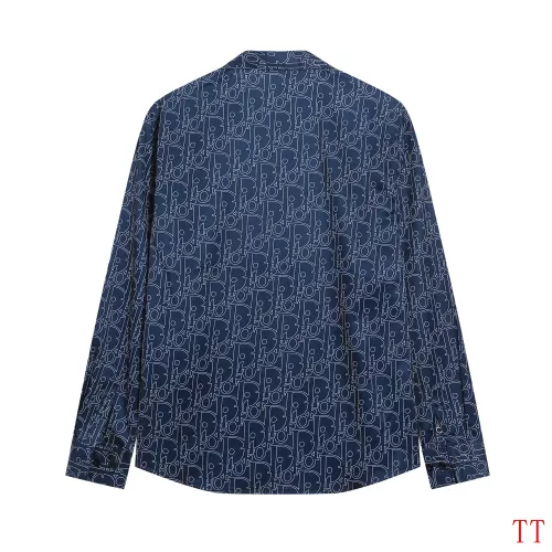 Replica Christian Dior Shirts Long Sleeved For Men #1383840 $39.00 USD for Wholesale