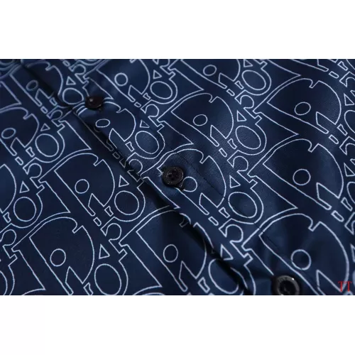 Replica Christian Dior Shirts Long Sleeved For Men #1383840 $39.00 USD for Wholesale