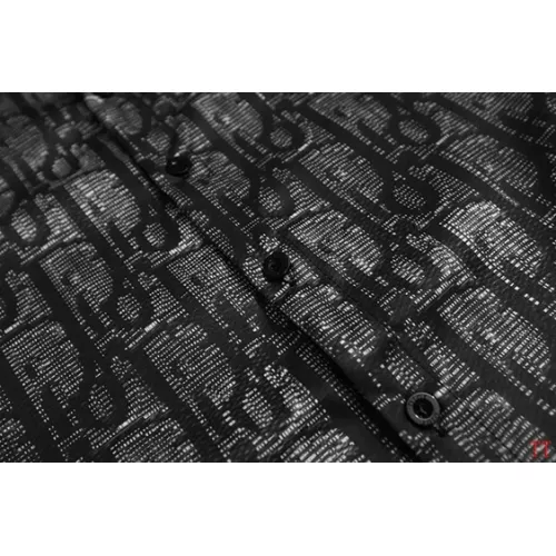 Replica Christian Dior Shirts Long Sleeved For Men #1383841 $39.00 USD for Wholesale