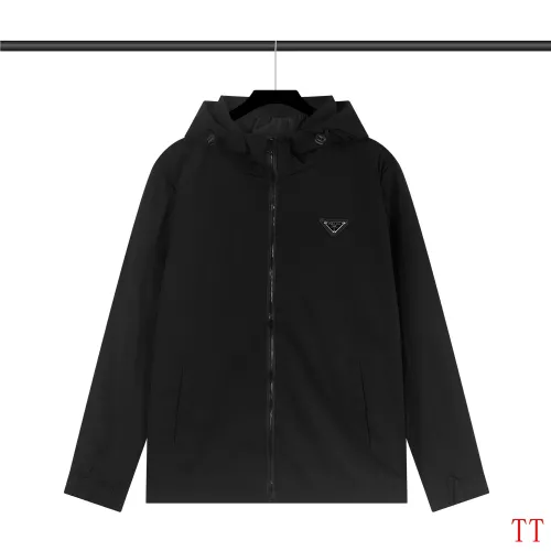 Wholesale Prada Jackets Long Sleeved For Men #1383886 $56.00 USD, Wholesale Quality Replica Prada Jackets
