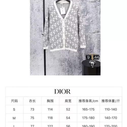 Replica Christian Dior Sweaters Long Sleeved For Unisex #1383978 $68.00 USD for Wholesale