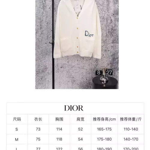 Replica Christian Dior Sweaters Long Sleeved For Unisex #1383982 $56.00 USD for Wholesale