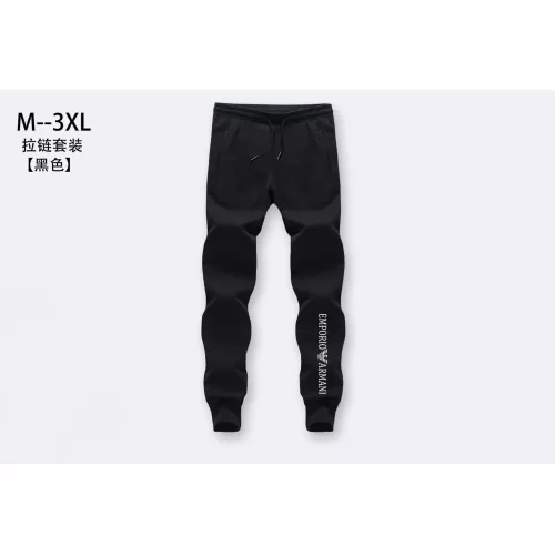 Replica Armani Tracksuits Long Sleeved For Men #1383983 $80.00 USD for Wholesale