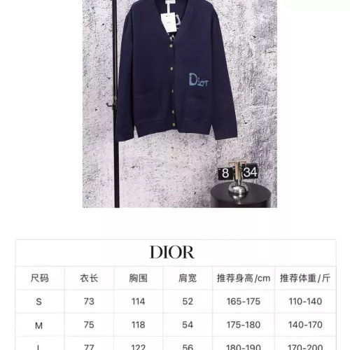 Replica Christian Dior Sweaters Long Sleeved For Unisex #1383984 $56.00 USD for Wholesale