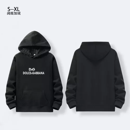 Wholesale Dolce &amp; Gabbana D&amp;G Hoodies Long Sleeved For Men #1384048 $38.00 USD, Wholesale Quality Replica Dolce &amp; Gabbana D&amp;G Hoodies