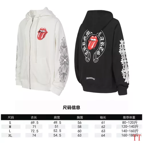 Replica Chrome Hearts Hoodies Long Sleeved For Unisex #1384088 $56.00 USD for Wholesale