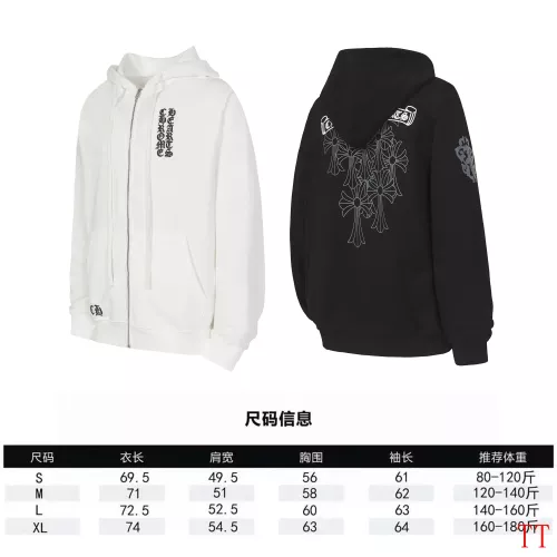 Replica Chrome Hearts Hoodies Long Sleeved For Unisex #1384167 $56.00 USD for Wholesale
