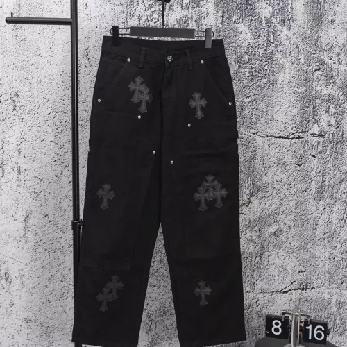 Wholesale Chrome Hearts Jeans For Men #1384171 $68.00 USD, Wholesale Quality Replica Chrome Hearts Jeans