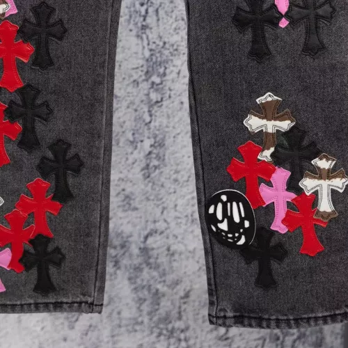 Replica Chrome Hearts Jeans For Men #1384174 $68.00 USD for Wholesale