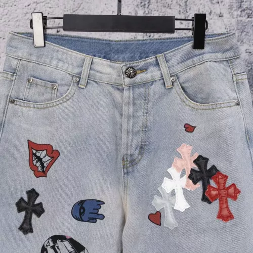 Replica Chrome Hearts Jeans For Men #1384176 $64.00 USD for Wholesale