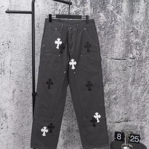Wholesale Chrome Hearts Jeans For Men #1384177 $68.00 USD, Wholesale Quality Replica Chrome Hearts Jeans