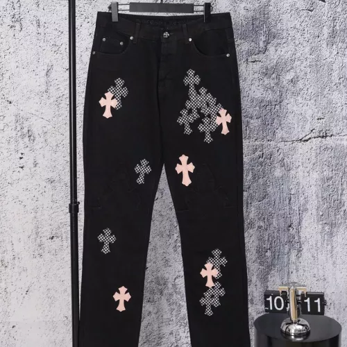 Wholesale Chrome Hearts Jeans For Men #1384178 $64.00 USD, Wholesale Quality Replica Chrome Hearts Jeans