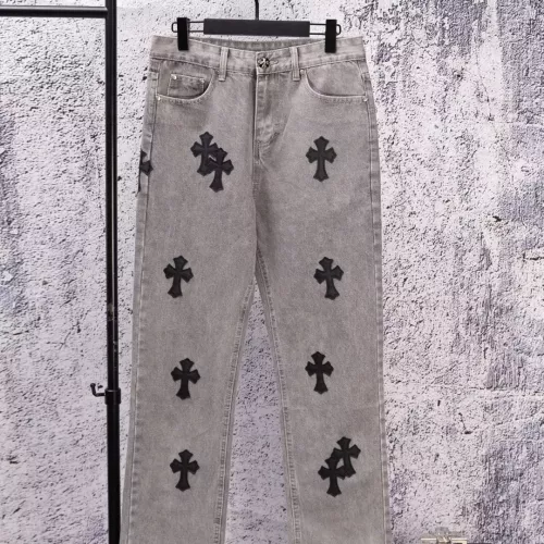 Wholesale Chrome Hearts Jeans For Men #1384194 $56.00 USD, Wholesale Quality Replica Chrome Hearts Jeans