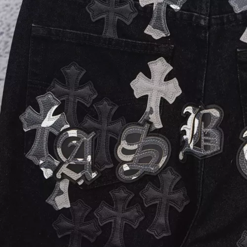 Replica Chrome Hearts Jeans For Men #1384195 $64.00 USD for Wholesale