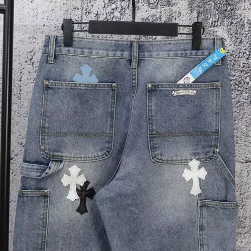 Replica Chrome Hearts Jeans For Men #1384206 $68.00 USD for Wholesale