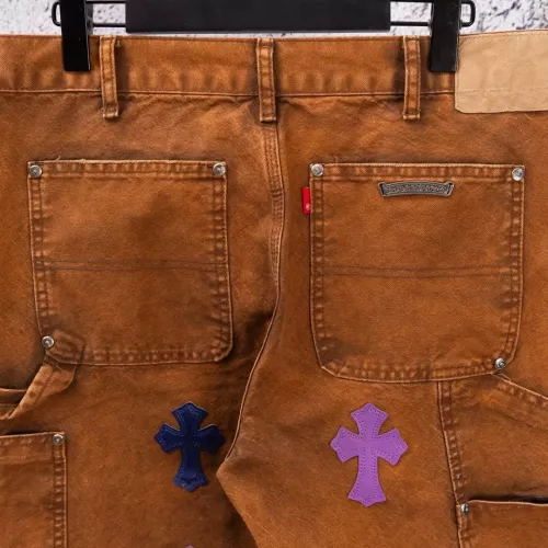 Replica Chrome Hearts Jeans For Men #1384209 $68.00 USD for Wholesale