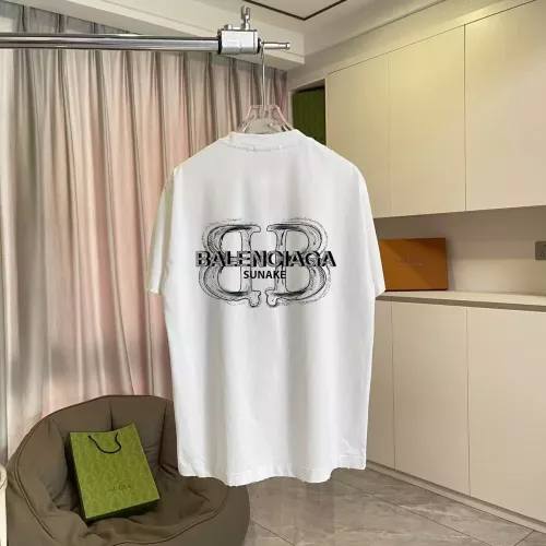 Replica Balenciaga T-Shirts Short Sleeved For Unisex #1384239 $45.00 USD for Wholesale