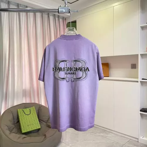 Replica Balenciaga T-Shirts Short Sleeved For Unisex #1384240 $45.00 USD for Wholesale