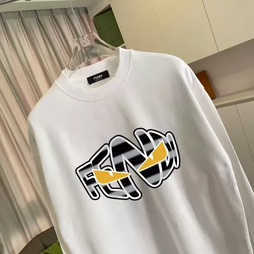 Replica Fendi Hoodies Long Sleeved For Unisex #1384259 $52.00 USD for Wholesale