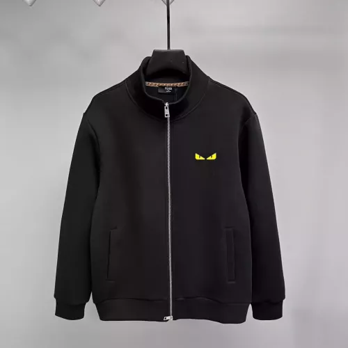 Wholesale Fendi Hoodies Long Sleeved For Men #1384390 $102.00 USD, Wholesale Quality Replica Fendi Hoodies