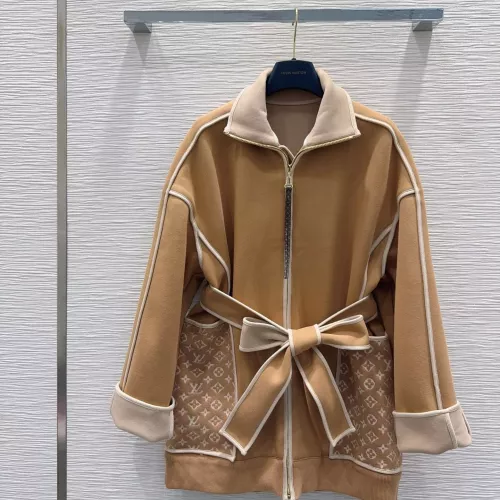 Wholesale Louis Vuitton LV Coats Long Sleeved For Women #1384394 $130.00 USD, Wholesale Quality Replica Louis Vuitton LV Coats