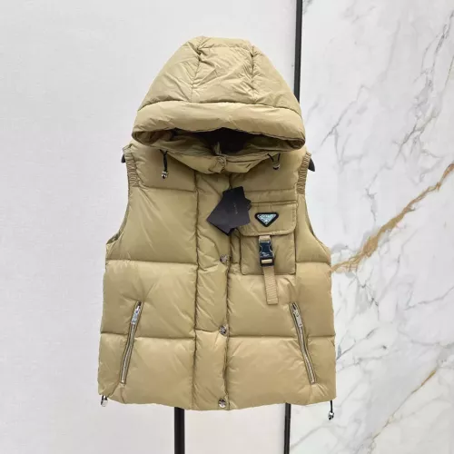 Wholesale Prada Down Feather Coat Sleeveless For Women #1384395 $108.00 USD, Wholesale Quality Replica Prada Down Feather Coat