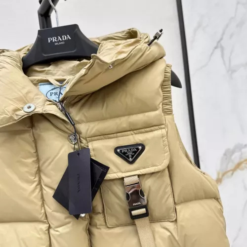 Replica Prada Down Feather Coat Sleeveless For Women #1384395 $108.00 USD for Wholesale