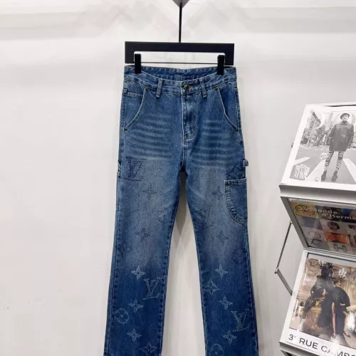 Wholesale Louis Vuitton LV Jeans For Men #1384438 $64.00 USD, Wholesale Quality Replica Louis Vuitton LV Jeans