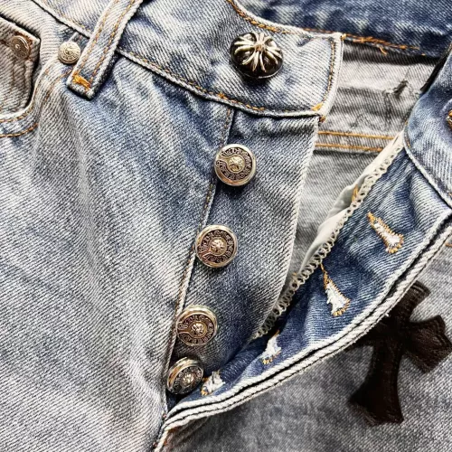 Replica Chrome Hearts Jeans For Men #1384450 $76.00 USD for Wholesale