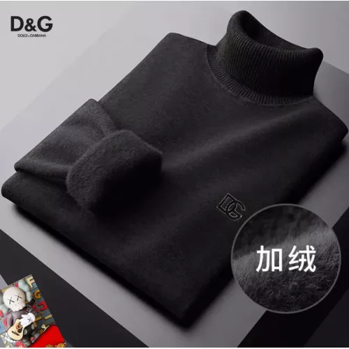 Wholesale Dolce &amp; Gabbana D&amp;G Sweaters Long Sleeved For Men #1384471 $48.00 USD, Wholesale Quality Replica Dolce &amp; Gabbana D&amp;G Sweaters