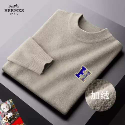 Wholesale Hermes Sweaters Long Sleeved For Men #1384537 $48.00 USD, Wholesale Quality Replica Hermes Sweaters