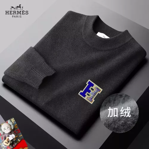 Wholesale Hermes Sweaters Long Sleeved For Men #1384538 $48.00 USD, Wholesale Quality Replica Hermes Sweaters