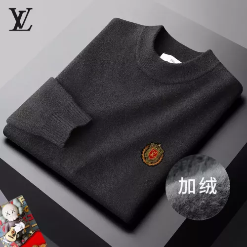 Wholesale Louis Vuitton LV Sweaters Long Sleeved For Men #1384544 $48.00 USD, Wholesale Quality Replica Louis Vuitton LV Sweaters