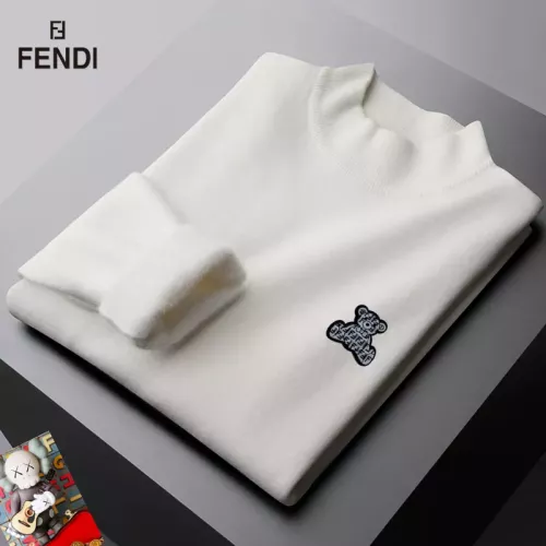 Wholesale Fendi Sweaters Long Sleeved For Men #1384545 $48.00 USD, Wholesale Quality Replica Fendi Sweaters